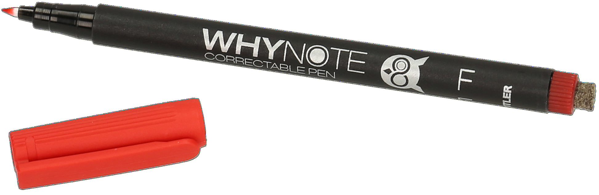 Whynote Whiteboard-Marker – rot, trocken abwischbar – für wiederverwendbare Notizbücher