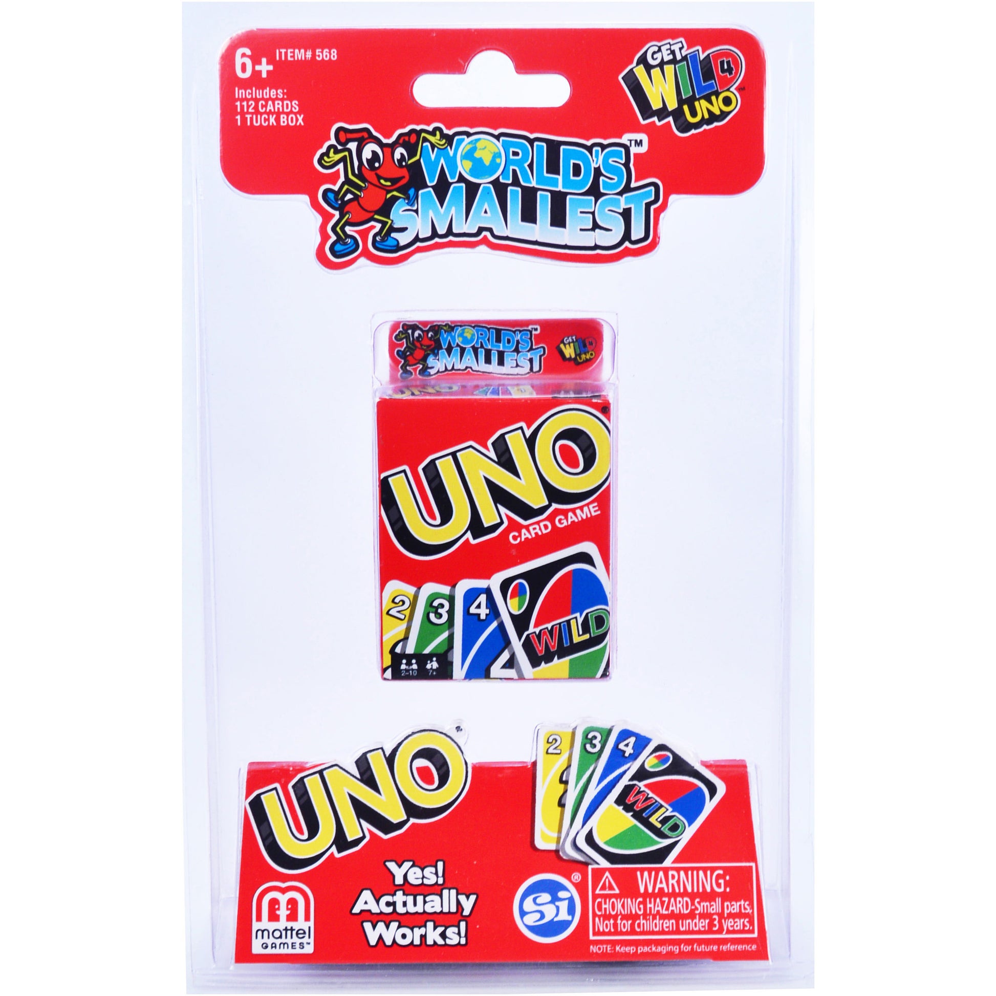 Wolrds smallest World's Smallest UNO – Kartenspiel