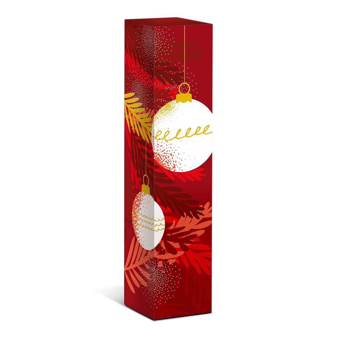 Brieger Flaschentüte Weihnachtszauber – 78 × 360 × 78 mm – für 1 Flasche