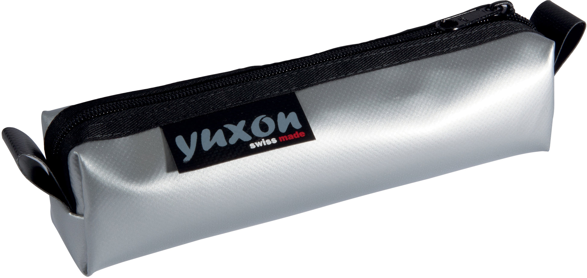 Yuxon Midi 8910.15 – Schlamperetui, silber, Lastwagenblache, 6 × 6 × 22,5 cm
