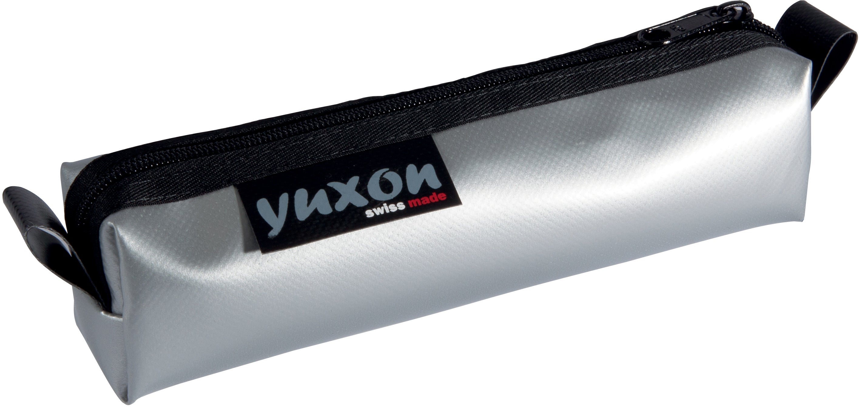 Yuxon Midi 8910.15 – Schlamperetui, silber, Lastwagenblache, 6 × 6 × 22,5 cm