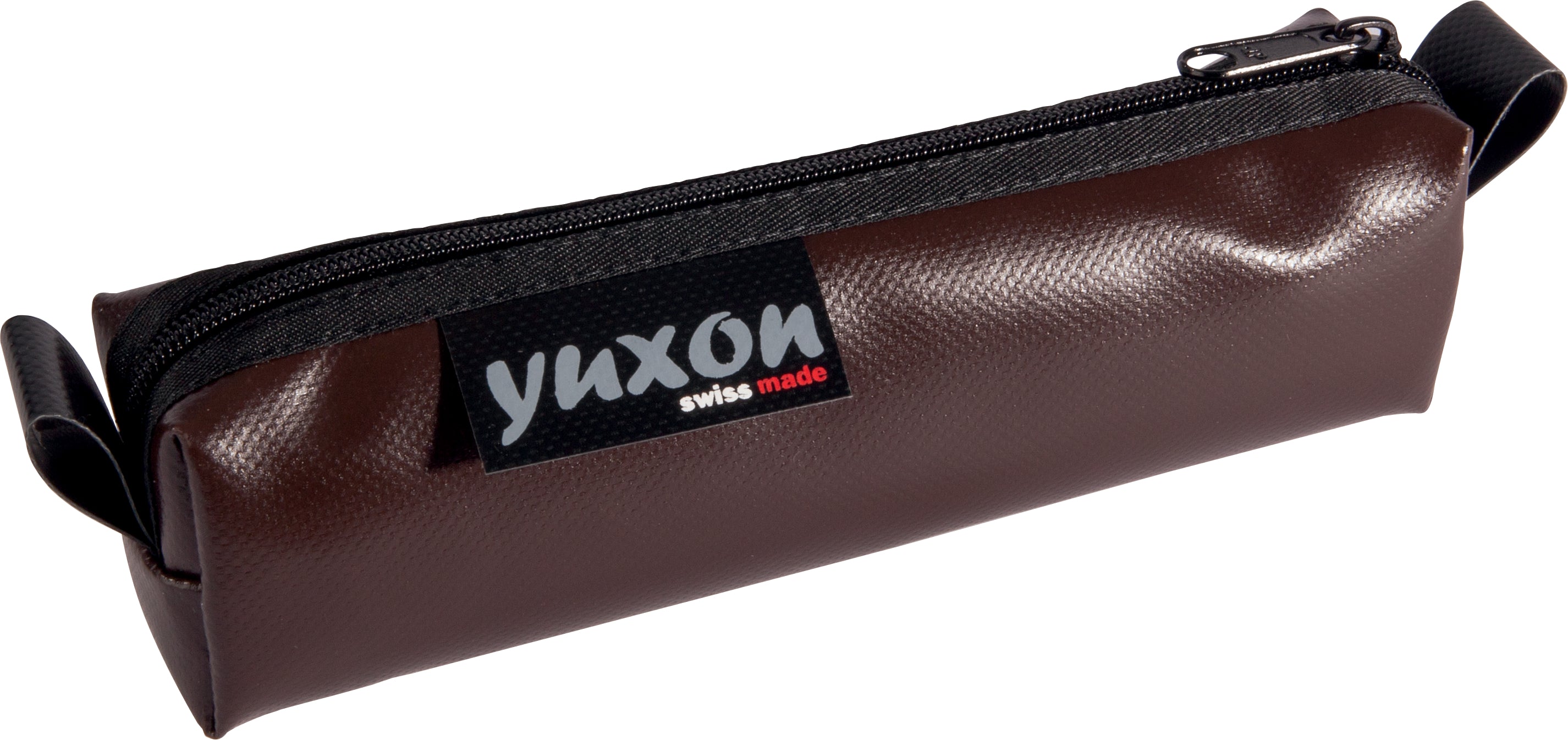 Yuxon Midi 8910.16 – Schlamperetui, Braun, Lastwagenblache, 6 × 5 × 21 cm