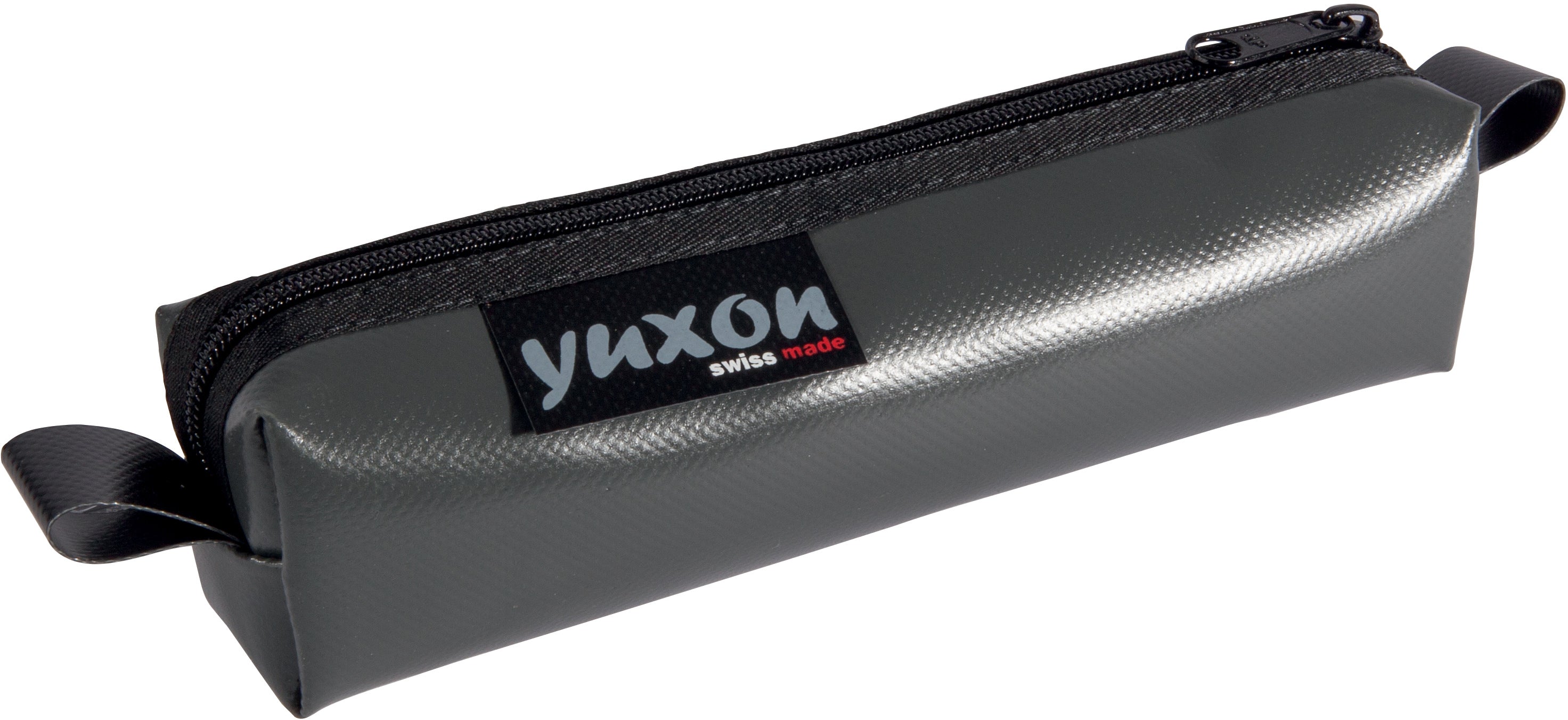 Yuxon Midi 8910.17 – Schlamperetui, Dunkelgrau, Lastwagenblache, 6 × 6 × 20,5 cm