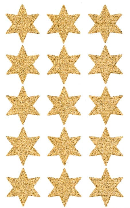 Z-design Sticker, Weihnachten, gold, Set à 2 Bögen (30 Stk)