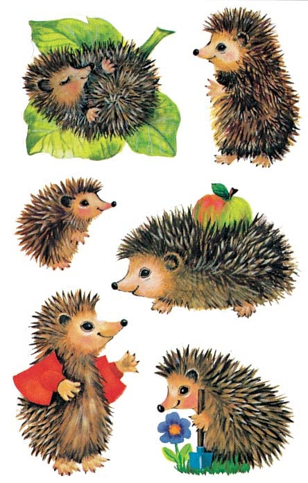 Z-design Sticker, Igel, 84 × 160 mm