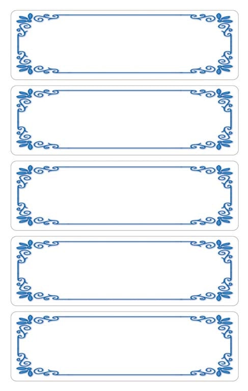 Z-design Haftetiketten – rechteckig 79 × 3 mm, wiederablösbar, Papier, Motiv Obst ("Selbstgemachtes")