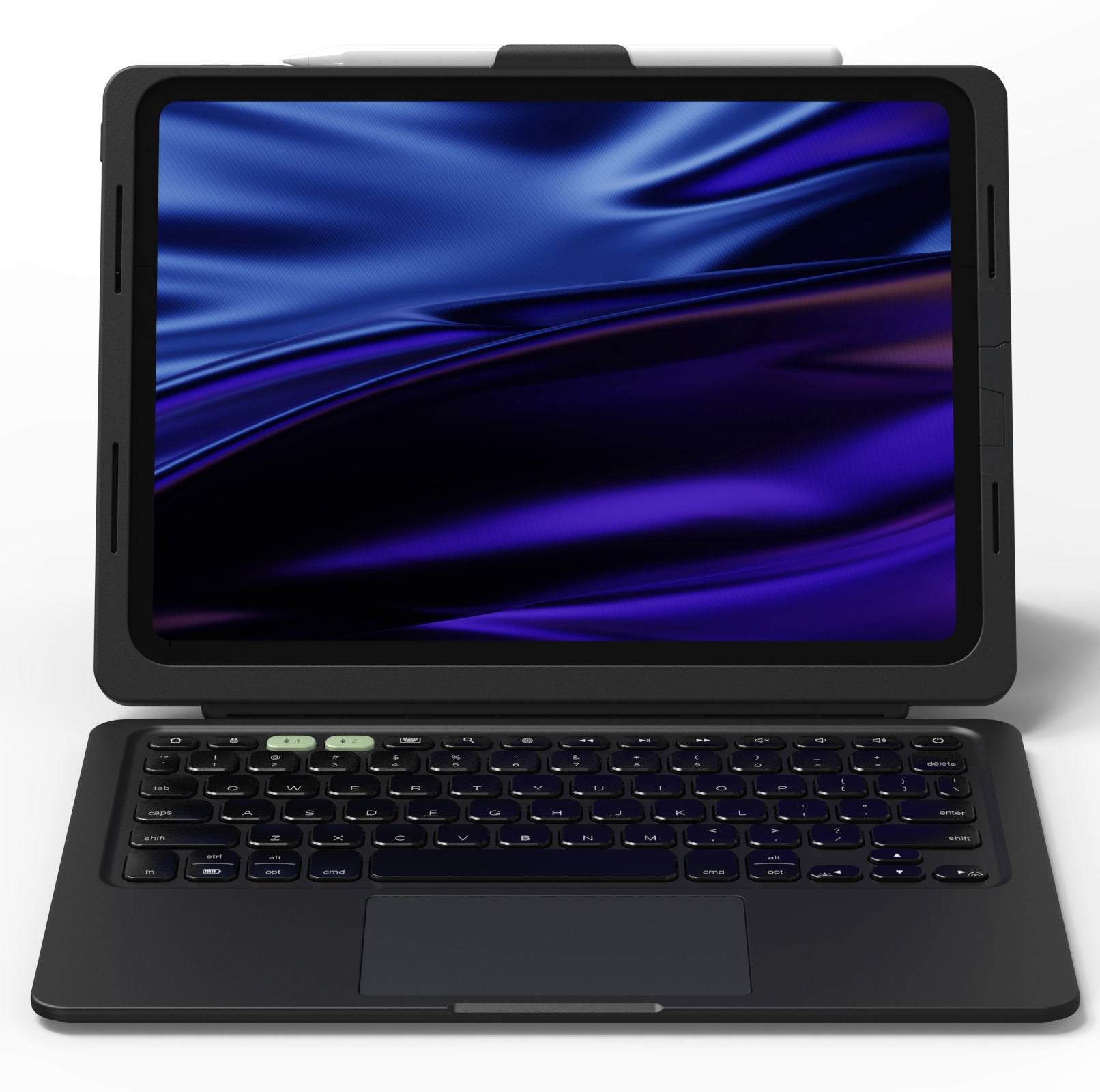 ZAGG Pro Keys – Docking-Tastatur – kabelgebunden, mit Trackpad – QWERTZ (CH) – schwarz – für iPad Air 11 (M2)