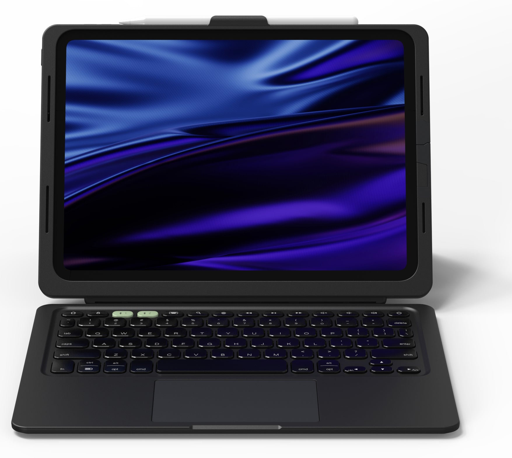 ZAGG PRO KEYS Tastatur-Case für iPad Pro 13" (M4/M5) – Smart Connector, QWERTZ (CH), mit Trackpad – Schwarz