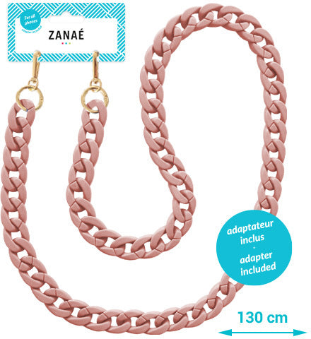 Zanaé Phone Necklace Blush – Smartphone-Trageband – für alle Smartphones – Rose