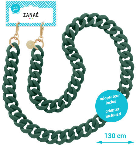 Zanaé Phone Necklace Wild Forest 18318 – Smartphone-Trageband – für alle Smartphones – Grün