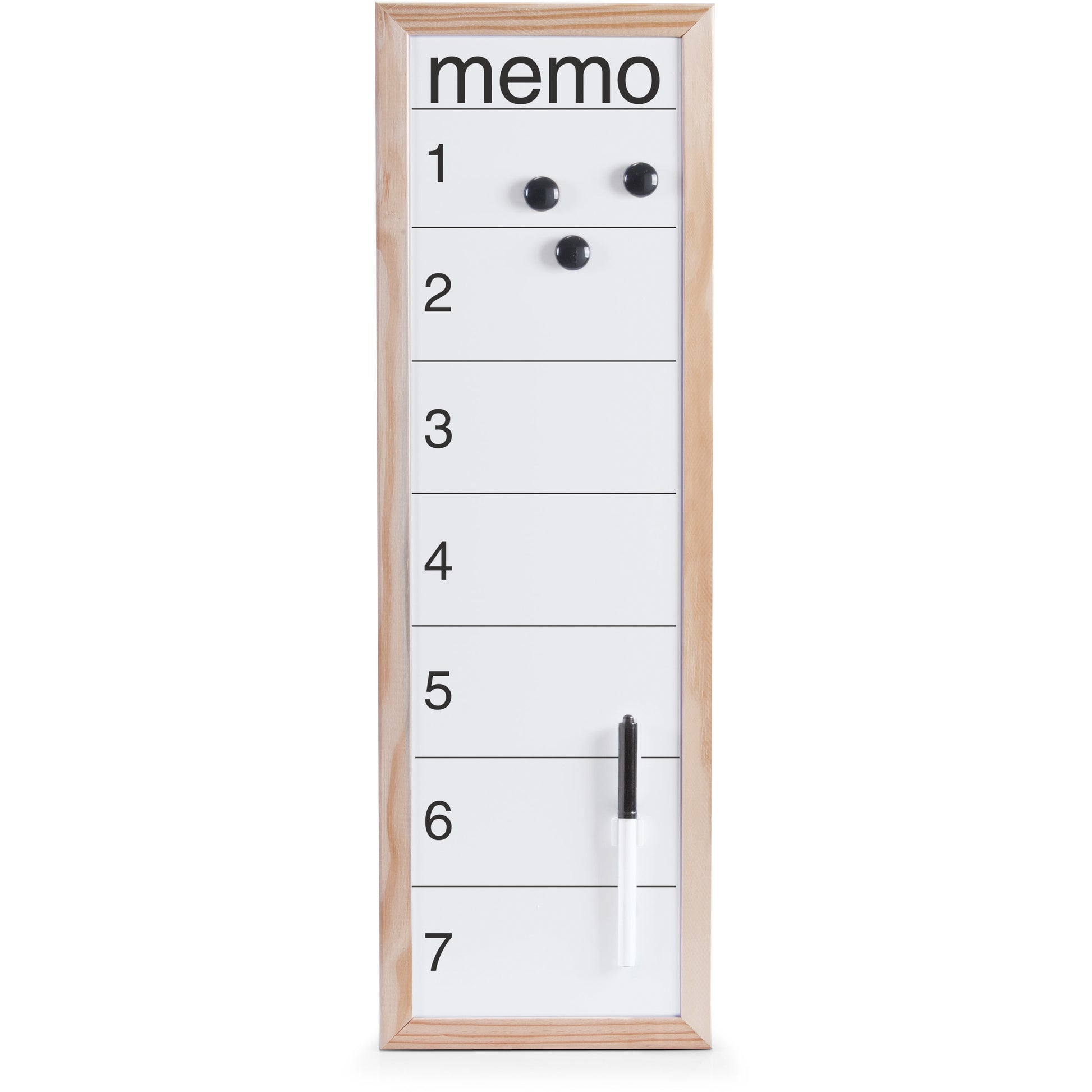 Zeller Memo Magnettafel – natur – 59,5 × 18,8 cm