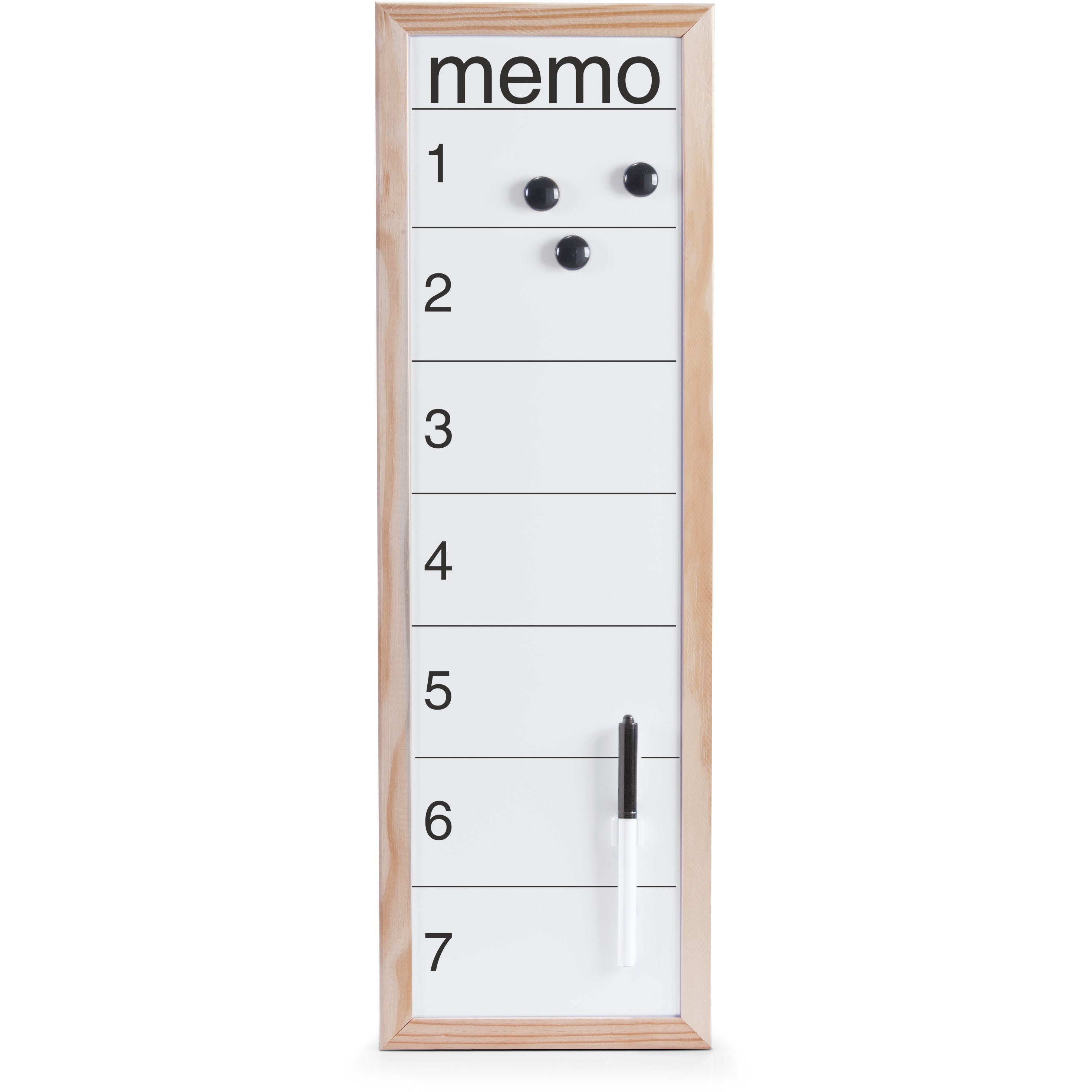 Zeller Memo Magnettafel – natur – 59,5 × 18,8 cm