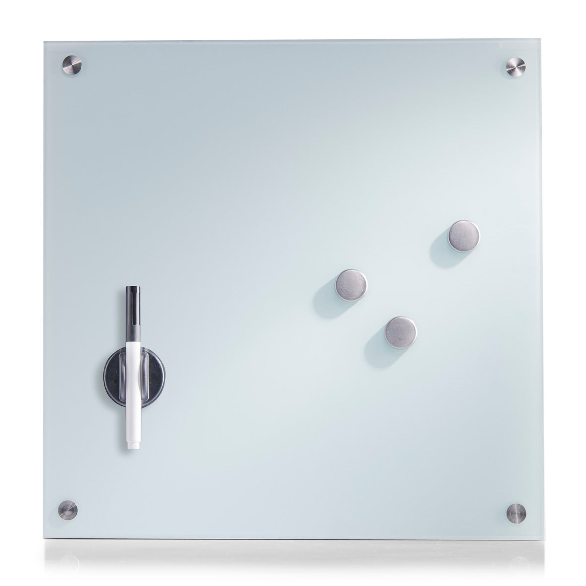 Zeller Glasboard – weiss, magnetisch – 46,8 × 46,8 cm