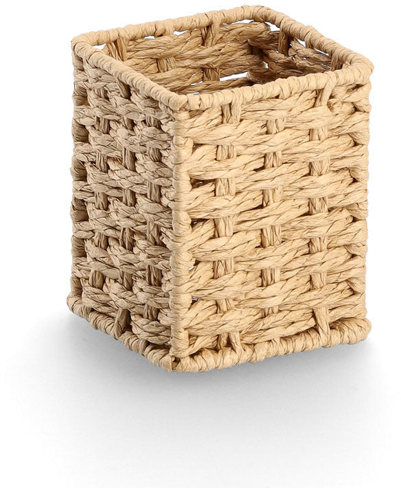 Zeller Stiftehalter – Papiergeflecht, 85 × 105 × 83 mm