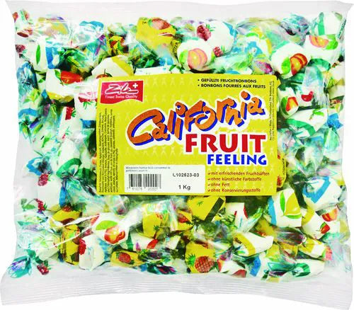 Zile California Gefüllte Fruchtlutschbonbons – 1,102 kg