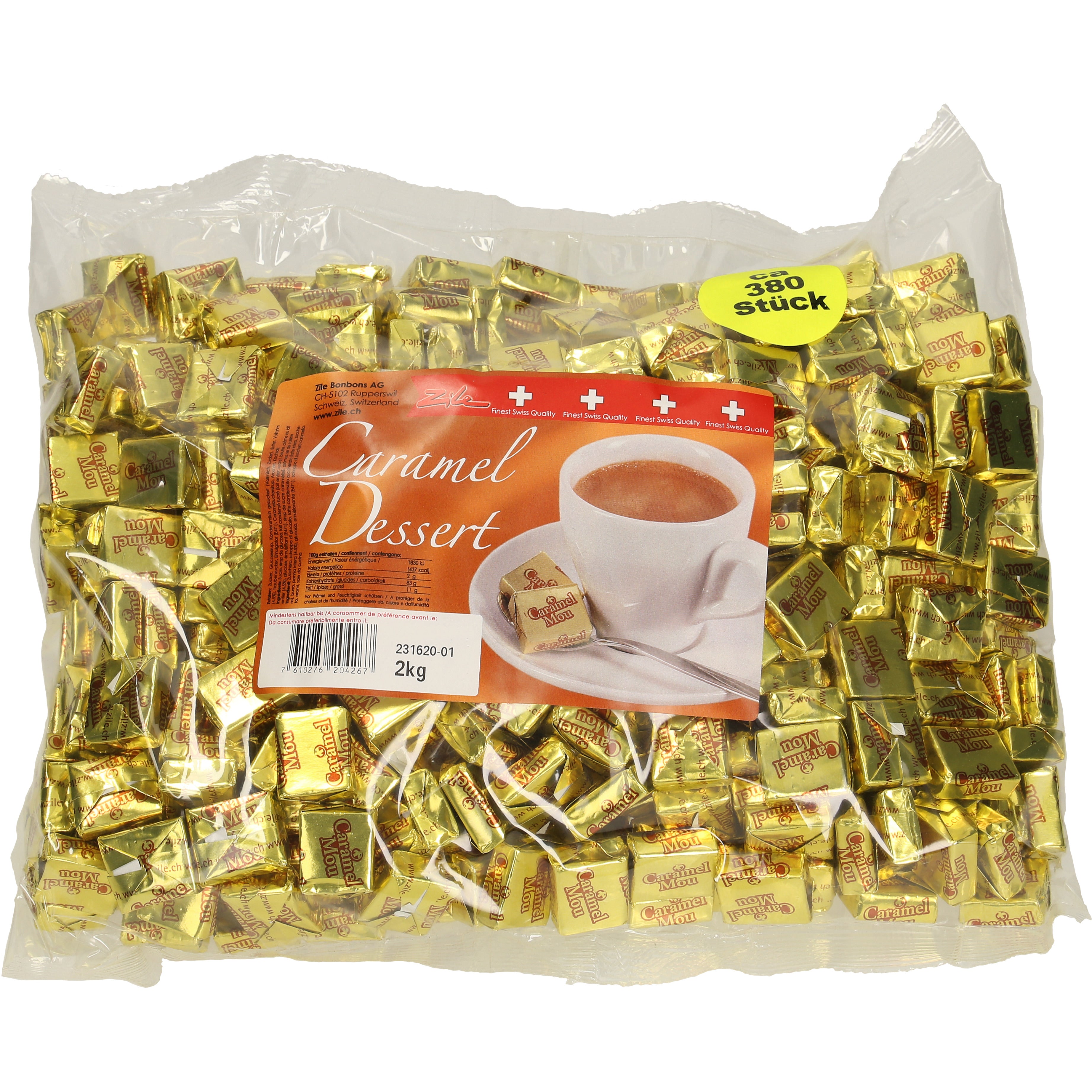 ZILE Lutschbonbons – Caramel – 2,107 kg