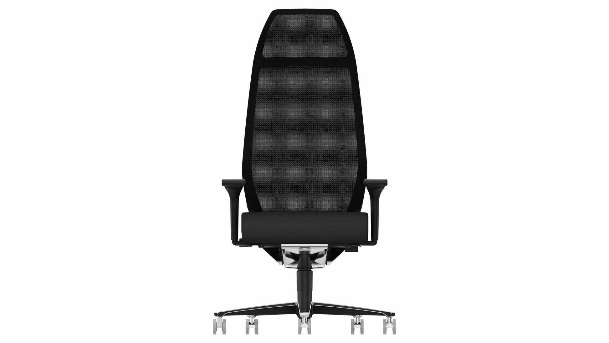 Züco Selvio-E SV0146 Bürostuhl – Netzrücken – Schwarz, 3D-Armlehnen