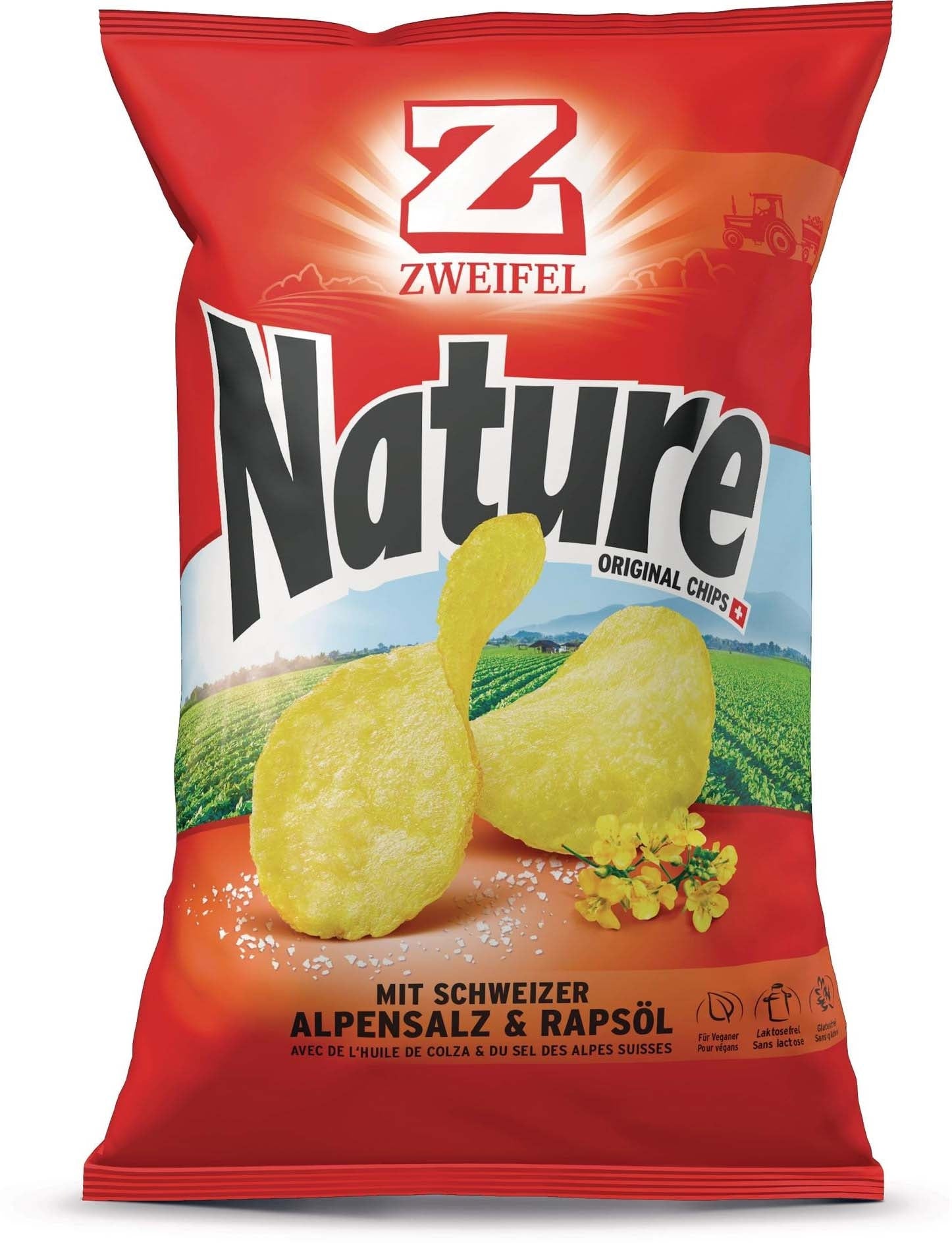 Zweifel Nature Chips – Salz – 90 g