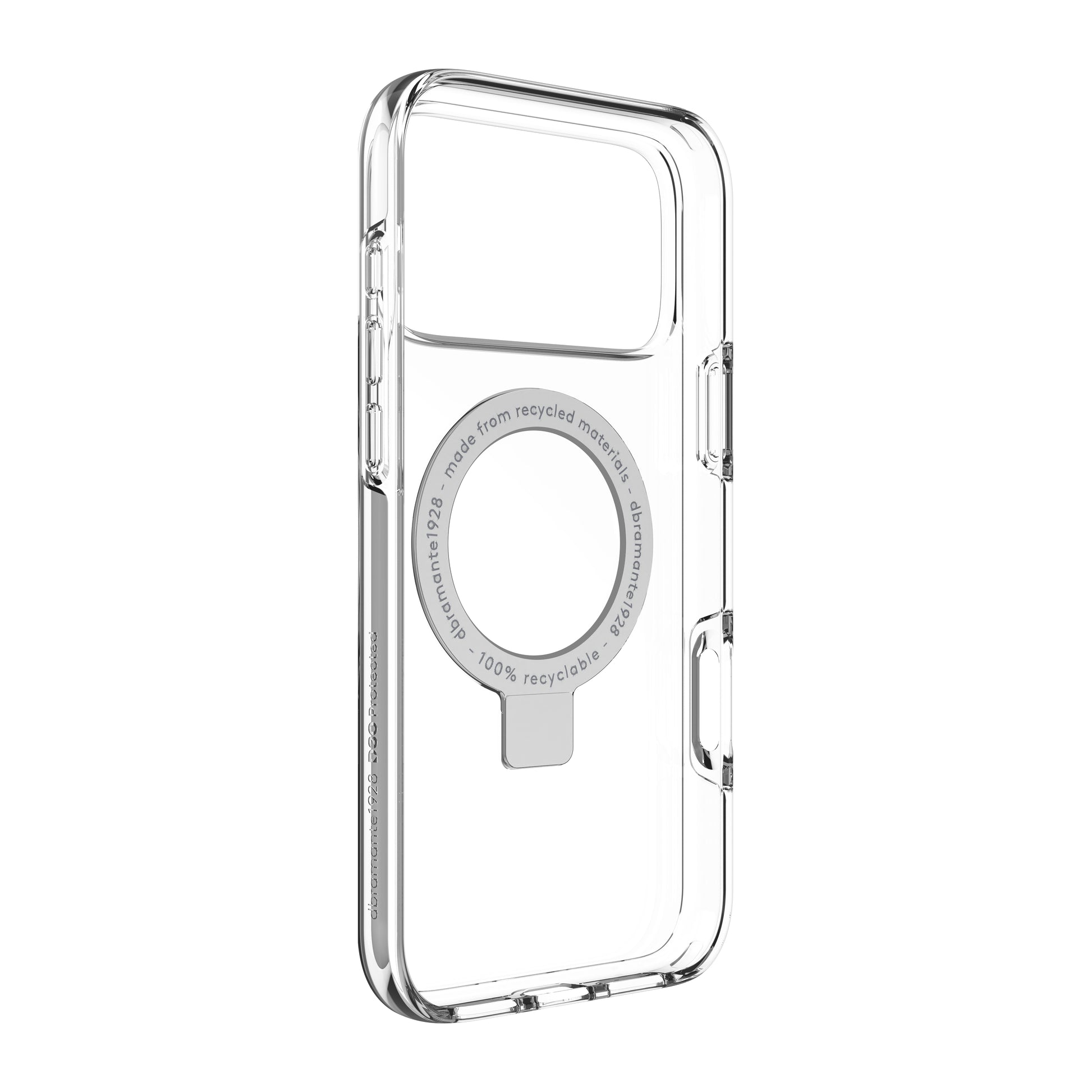 dbramante1928 Iceland Ultra D3O Backcover – für Apple iPhone 17 Pro Max, Transparent, bis 4 m Sturzsicher