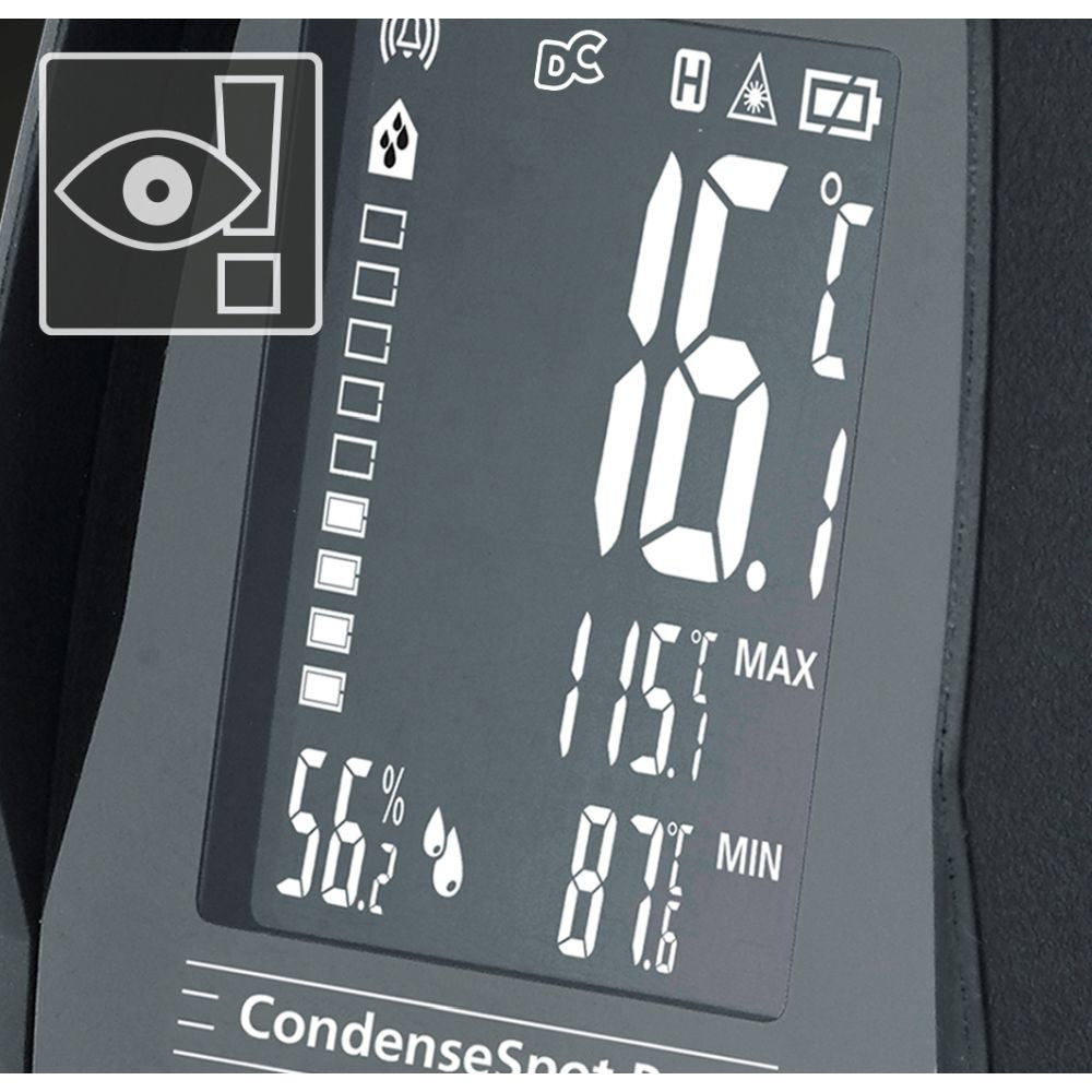 Laserliner CondeseSpot Pro Thermo-Hygrometer (Handgerät) – -40–600 °C, 20–80 %