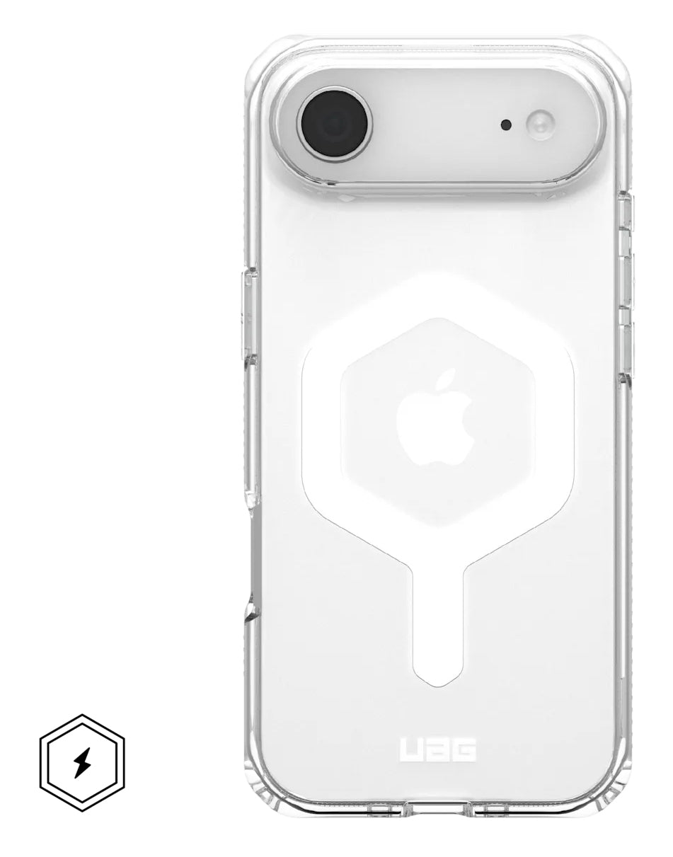 Urban Armor Gear Backcover – für Apple iPhone Air – transparent – MagSafe-kompatibel, sturzsicher (bis 4,8 m)