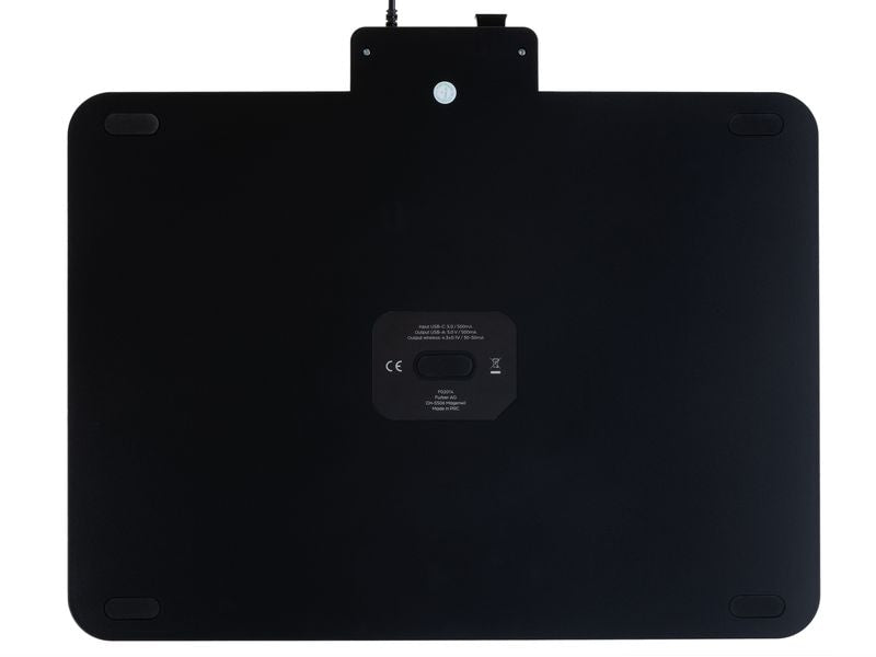 ONIT F02014 Maus & Mauspad (induktiv) – Maus – Kabellos (Bluetooth/2,4 GHz), 8000 DPI, rechts, schwarz