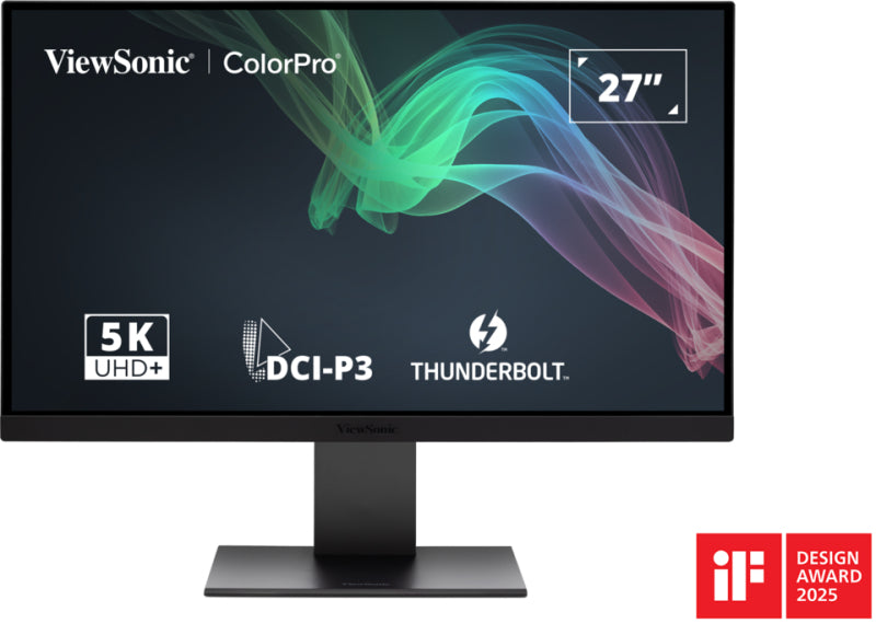 ViewSonic VP2788-5K – Monitor, 27" 5120 × 2880 (5K), Thunderbolt 4, 100 W USB-C
