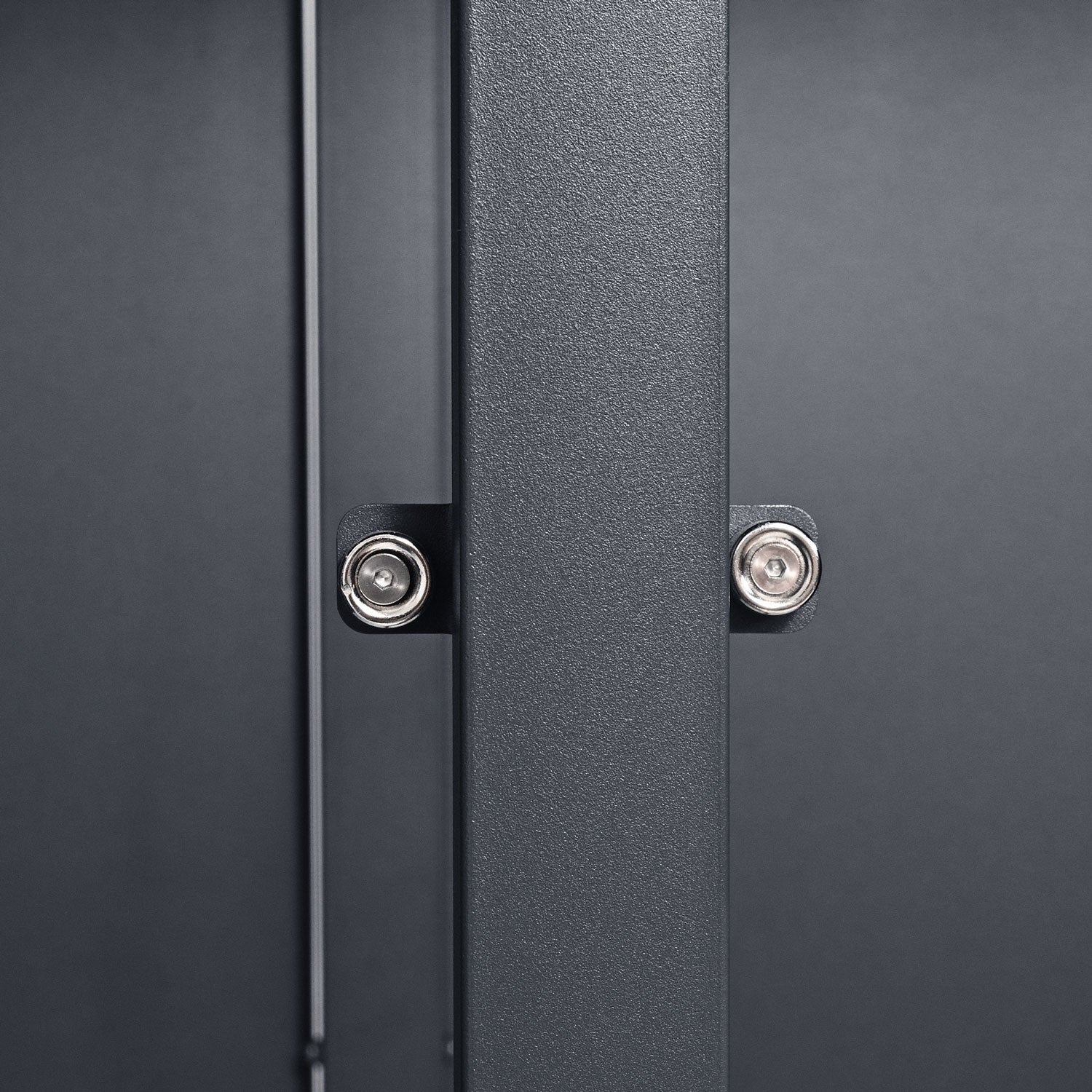 Phoenix Safe Co. Müllcontainer GB2213AWK – Stahl, rechteckig – Anthrazit/Eichenholzoptik – vandalensicher