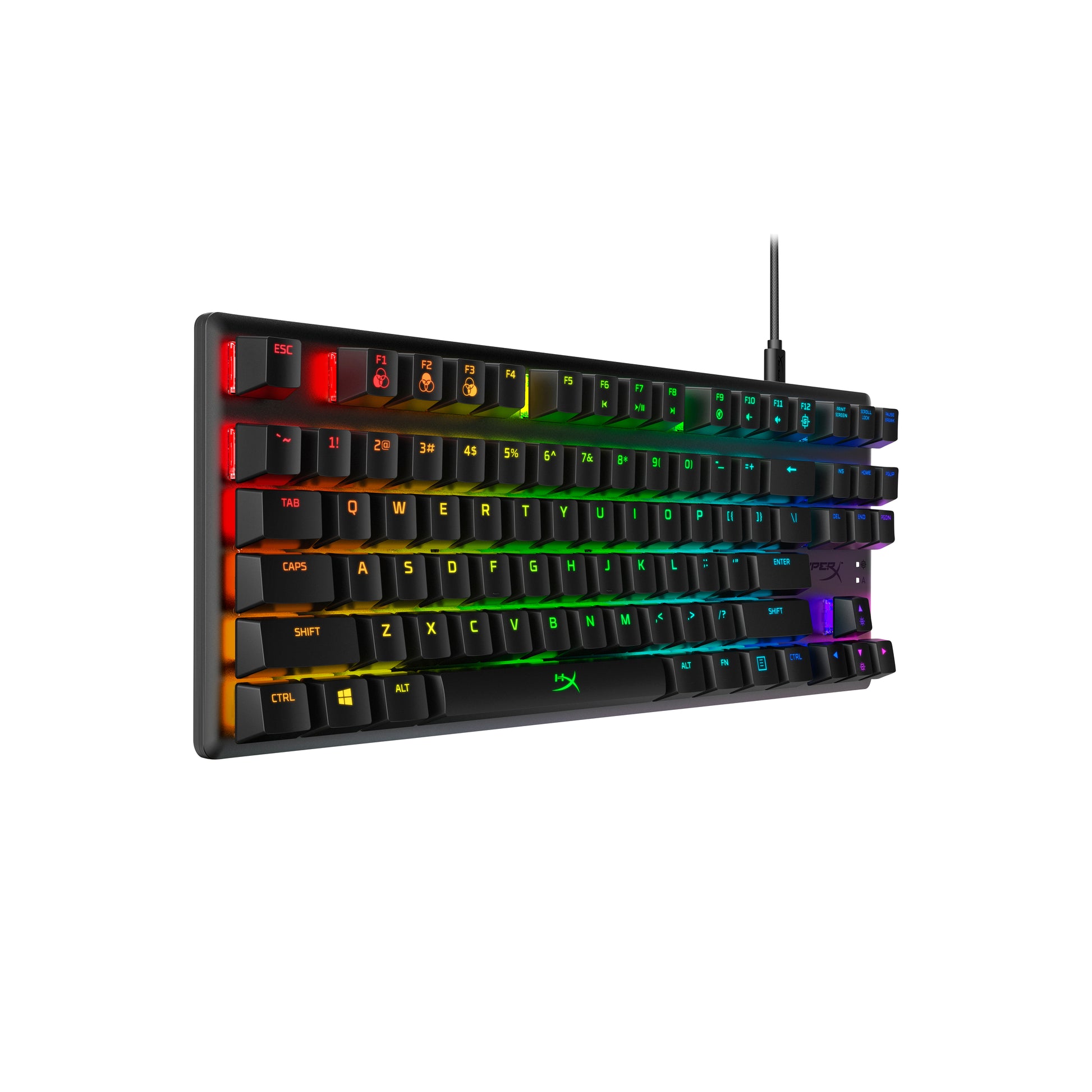 HyperX Alloy Origins Core – Gaming-Tastatur TKL – Mechanisch – Kabelgebunden, USB – RGB – Schwarz