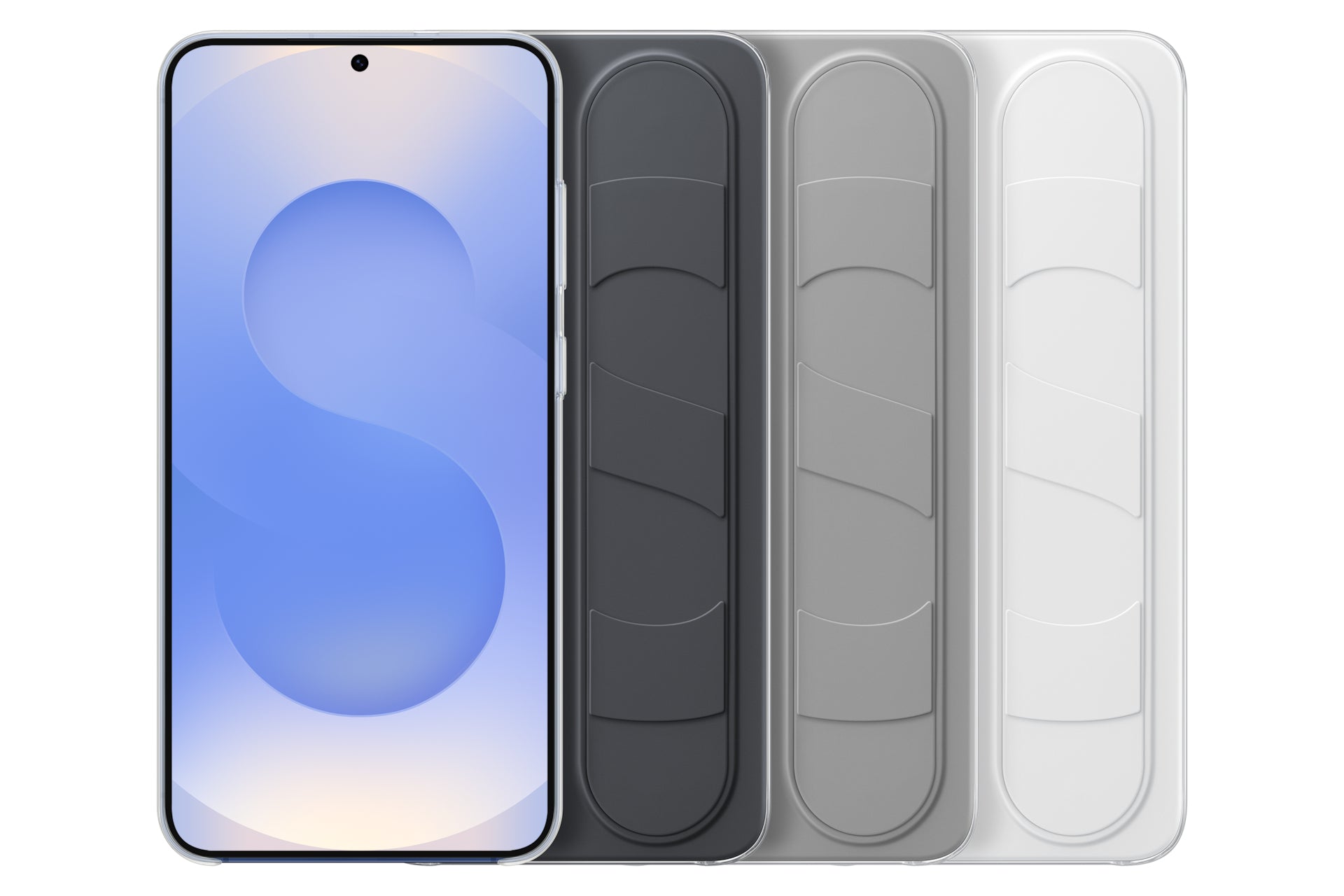 Samsung Backcover – für Samsung Galaxy S25+ – schwarz – mit Ständer