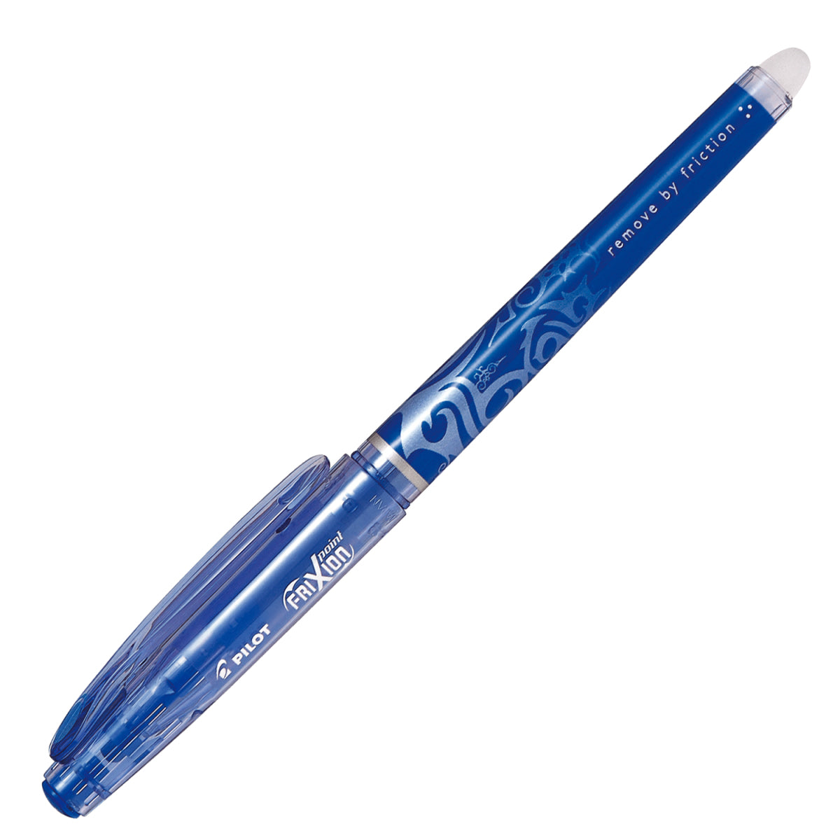 Pilot FriXion Point – radierbarer Tintenroller, mit Kappe, 0,5 mm, blau