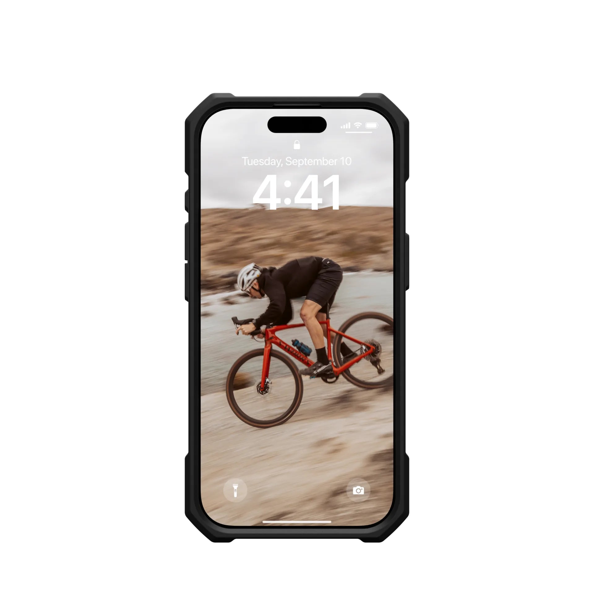 Urban Armor Gear UAG – Essential Armor Backcover – für Apple iPhone 16 Pro – schwarz – MagSafe-kompatibel, sturzsicher bis 4,6 m