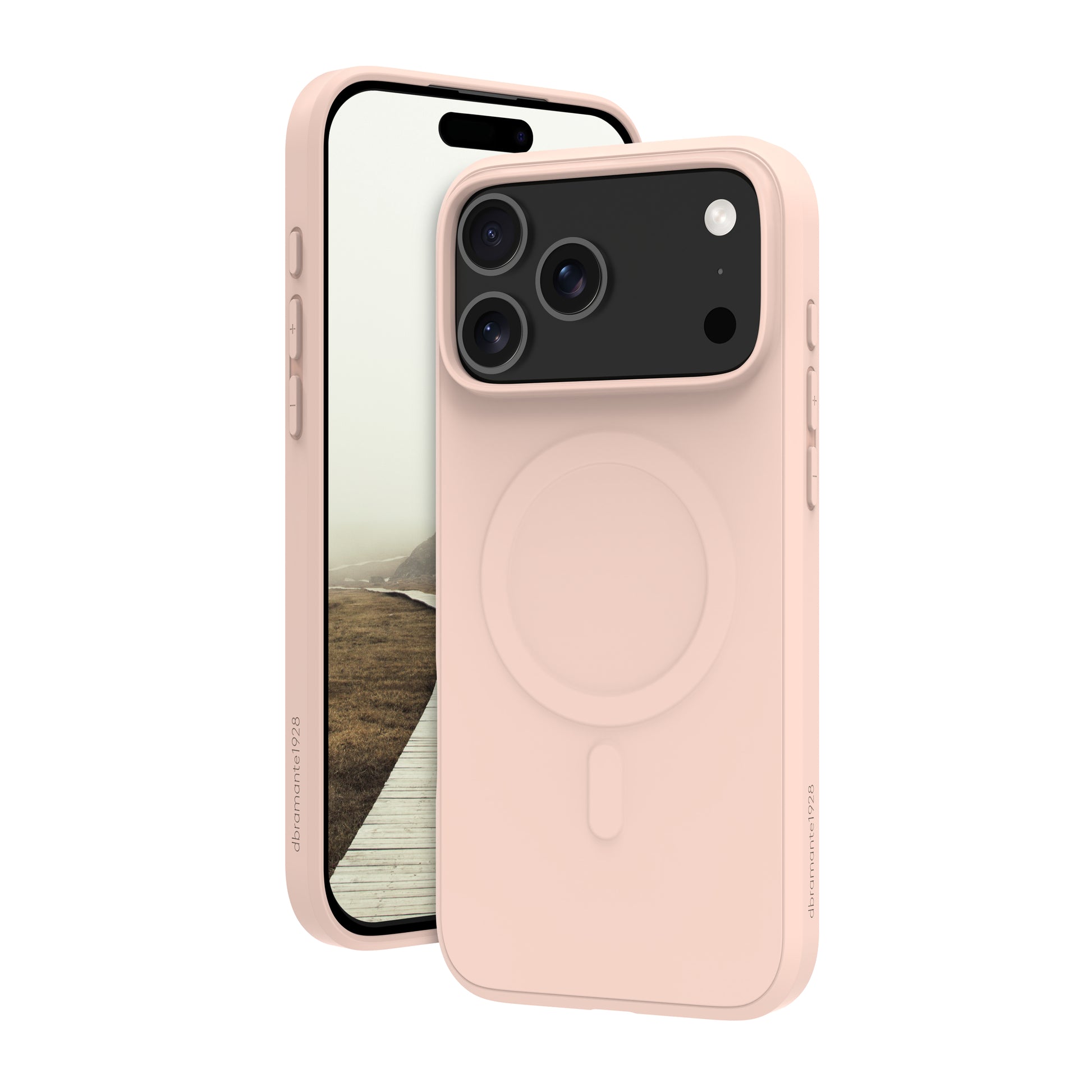 dbramante1928 Greenland Pro MS Backcover – für Apple iPhone 17 Pro Max, Kunststoff, Pink Sand