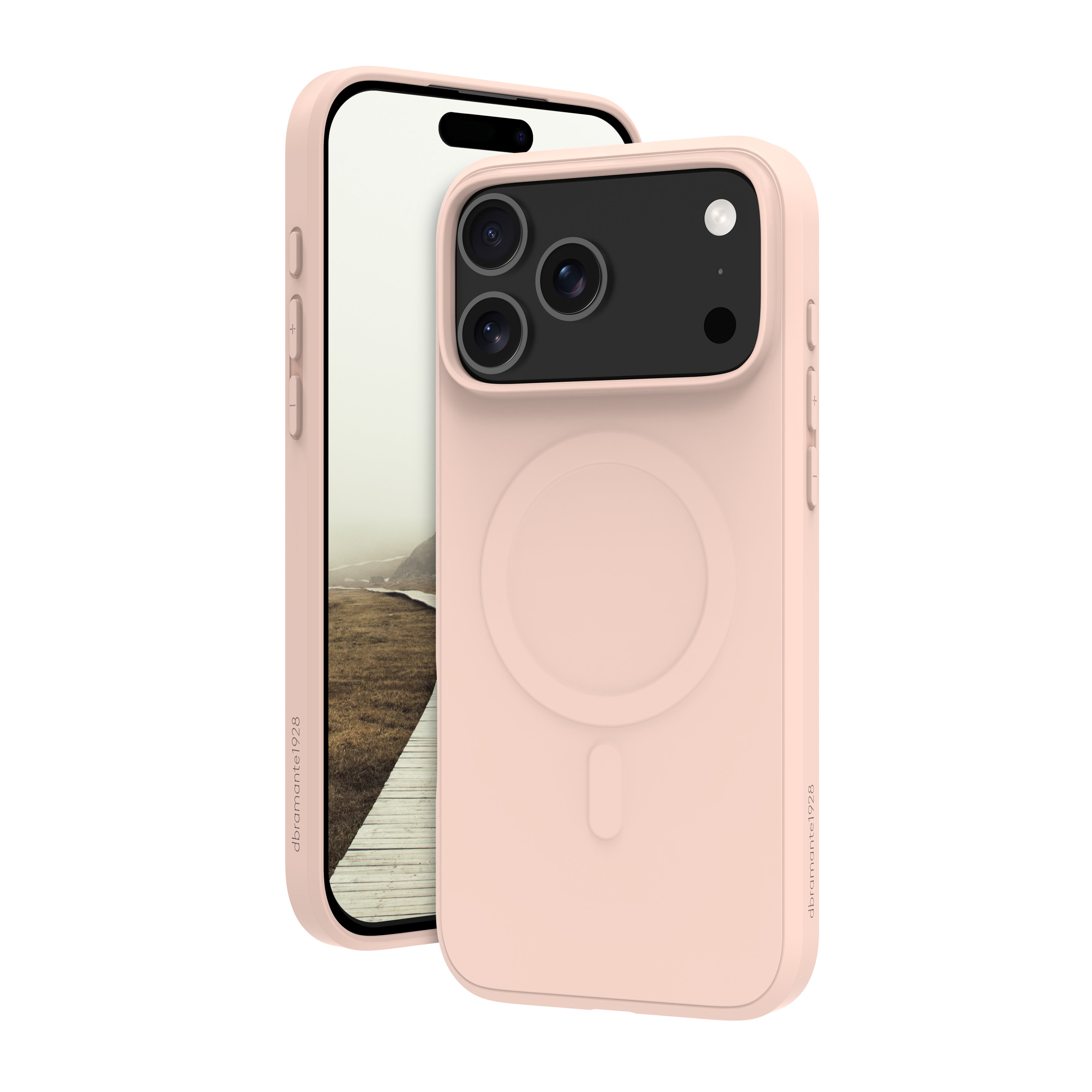 dbramante1928 Greenland Pro MS Backcover – für Apple iPhone 17 Pro Max, Kunststoff, Pink Sand