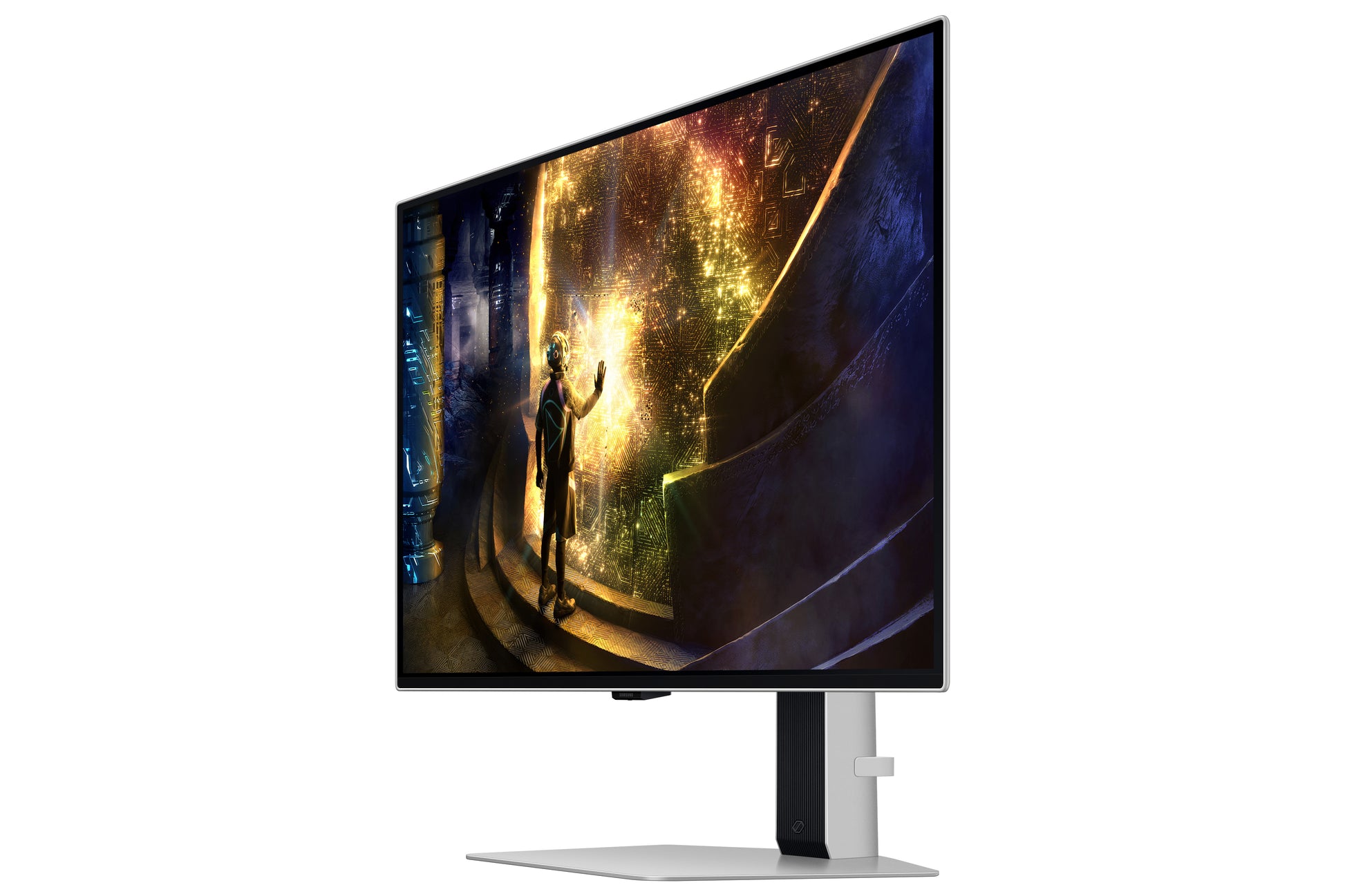 Samsung G61SD – Monitor, 27" WQHD (2560 × 1440), OLED, Silber
