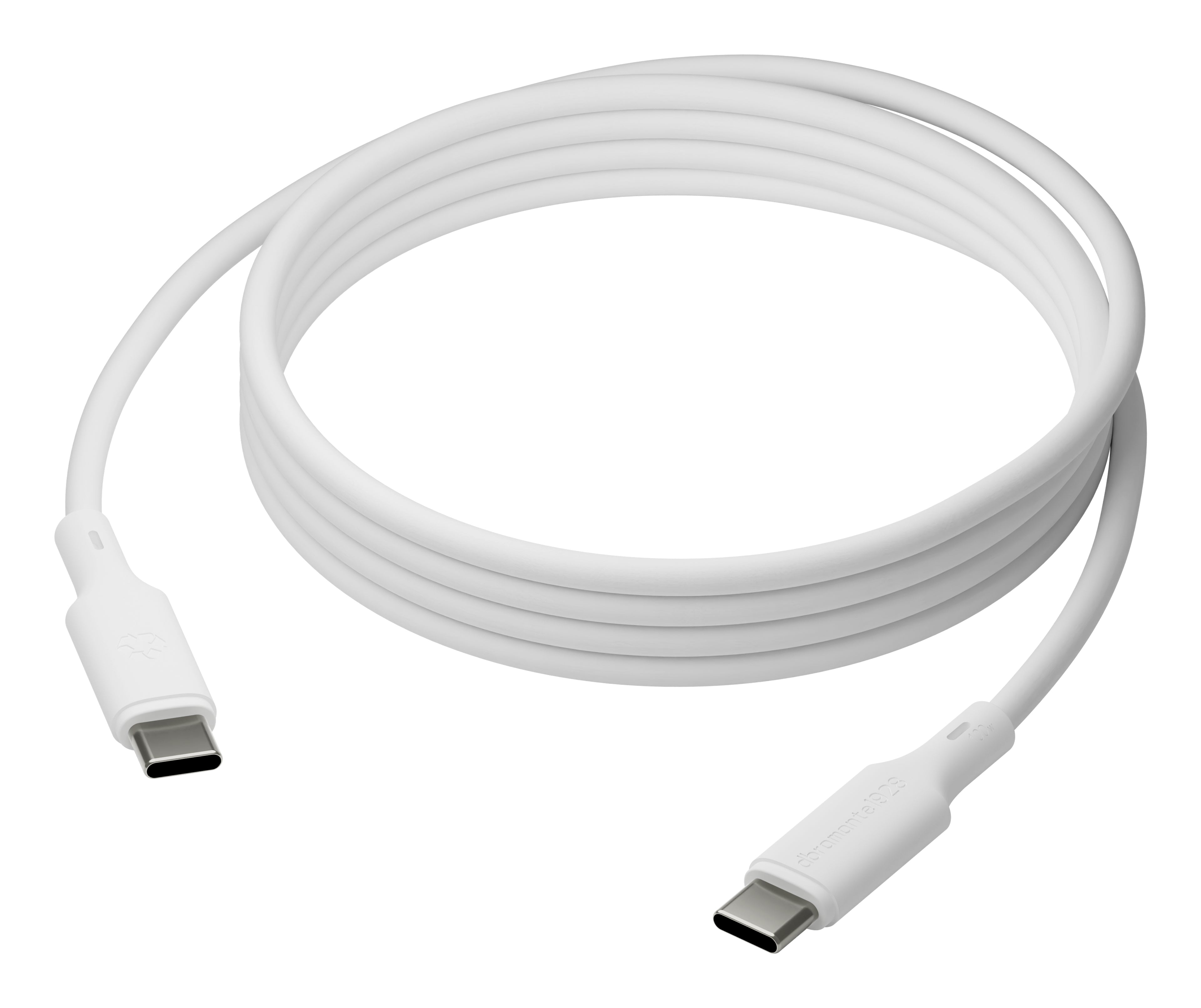 dbramante1928 USB-C auf USB-C Kabel – 2 m – PD 100 W – Weiss