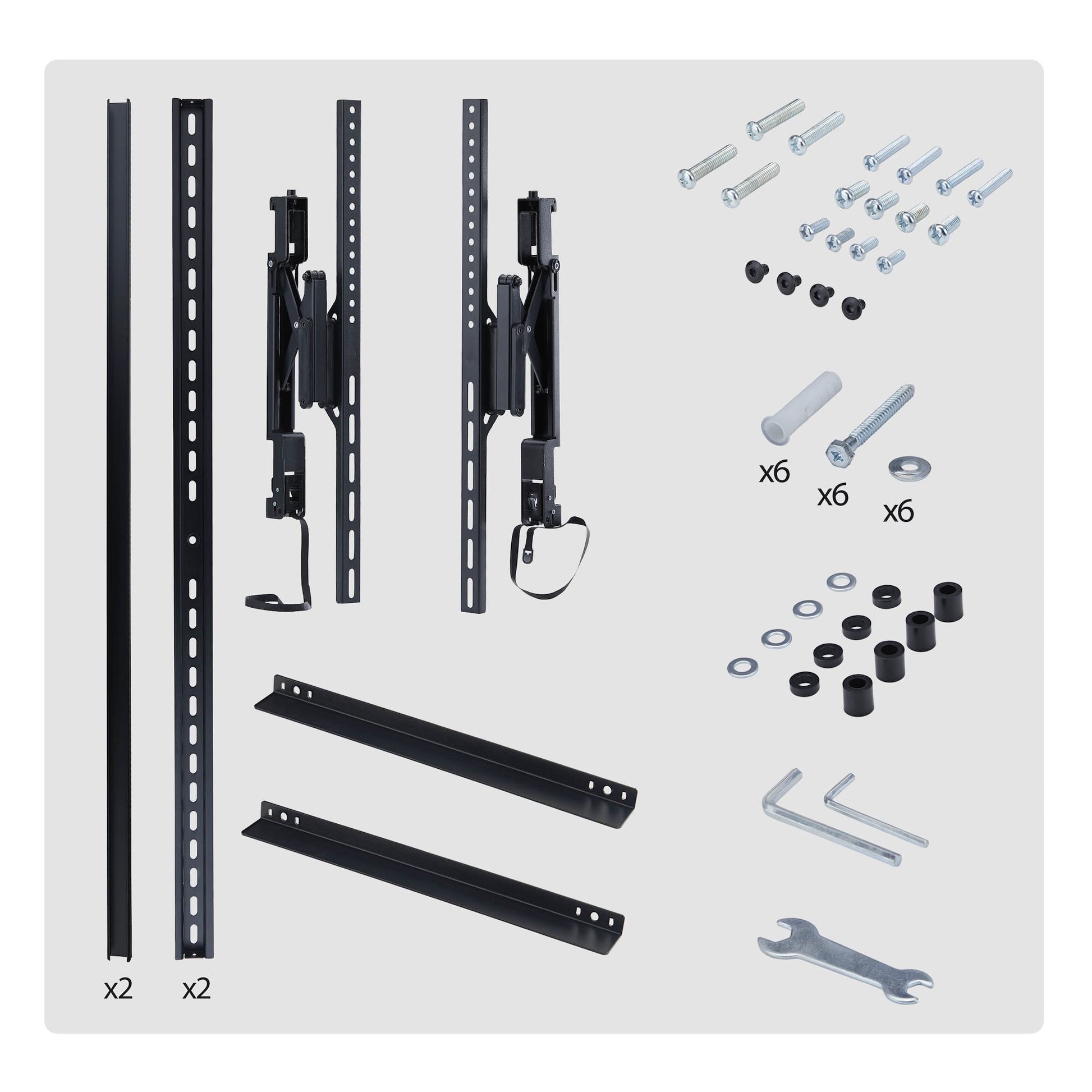 StarTech.com Wandhalterung – Vollbeweglich – 55–105" – VESA 200×200–1000×600 – bis 80 kg – 10ULE-TV-WALL-MOUNT