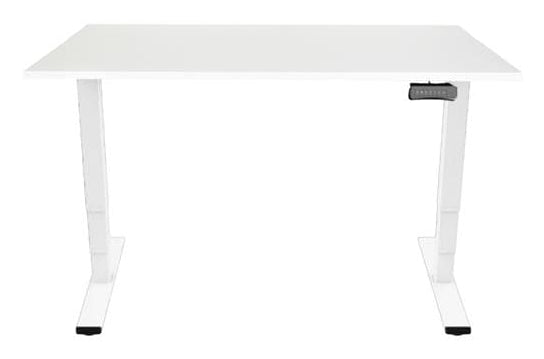 Contini Stehtisch – 180 × 80 × 130 cm – weiss – höhenverstellbar