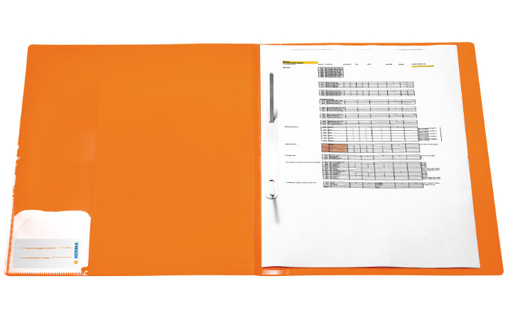 HERMA Schnellhefter – A4, PP, Neonorange