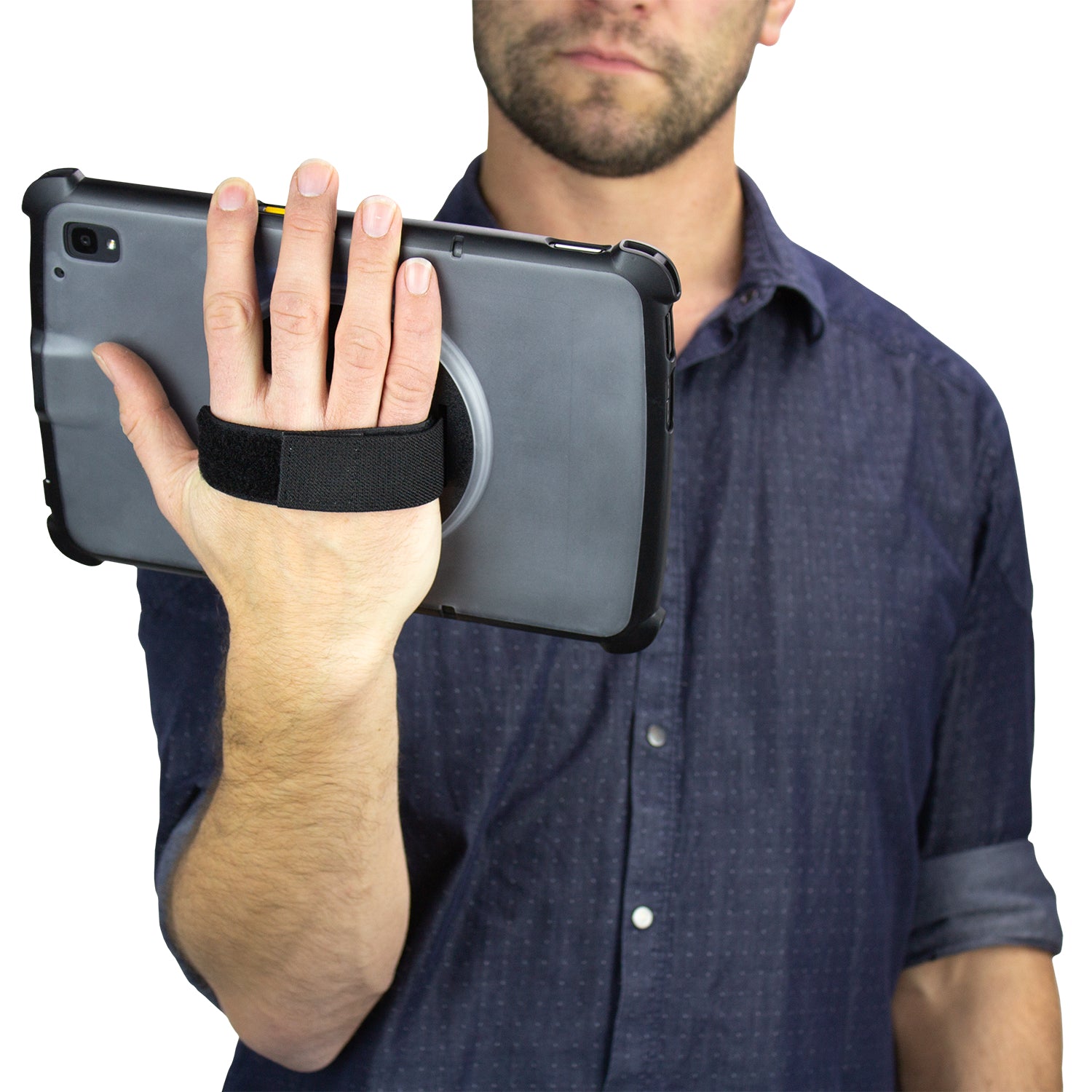 InfoCase Tablet-Hülle für Zebra ET40/45 8" – Schwarz/Transparent