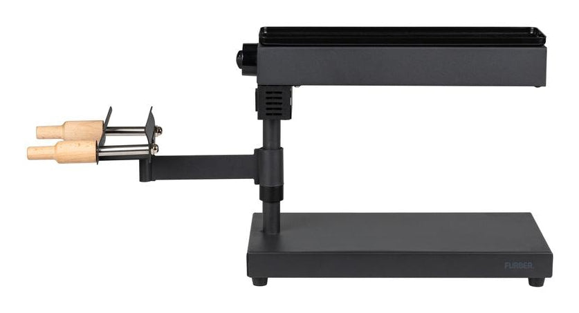 Furber. Furber Raclette-Gerät F00681 – 600 W, 1 Käsehälfte – Schwarz/Edelstahl