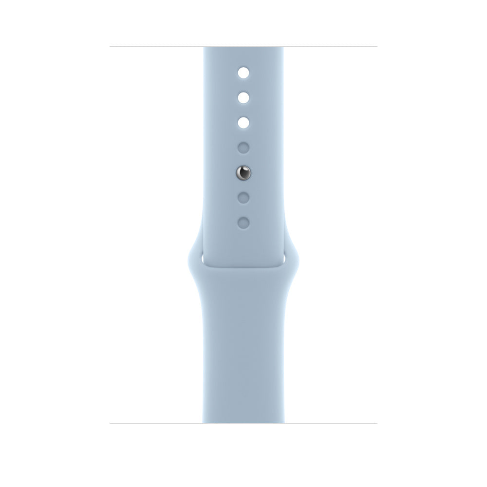 Apple Sportarmband 45 mm – Armband – für Apple Watch (Serie 1–3, Serie 4–6 & SE, Serie 7–8), Hellblau, S/M
