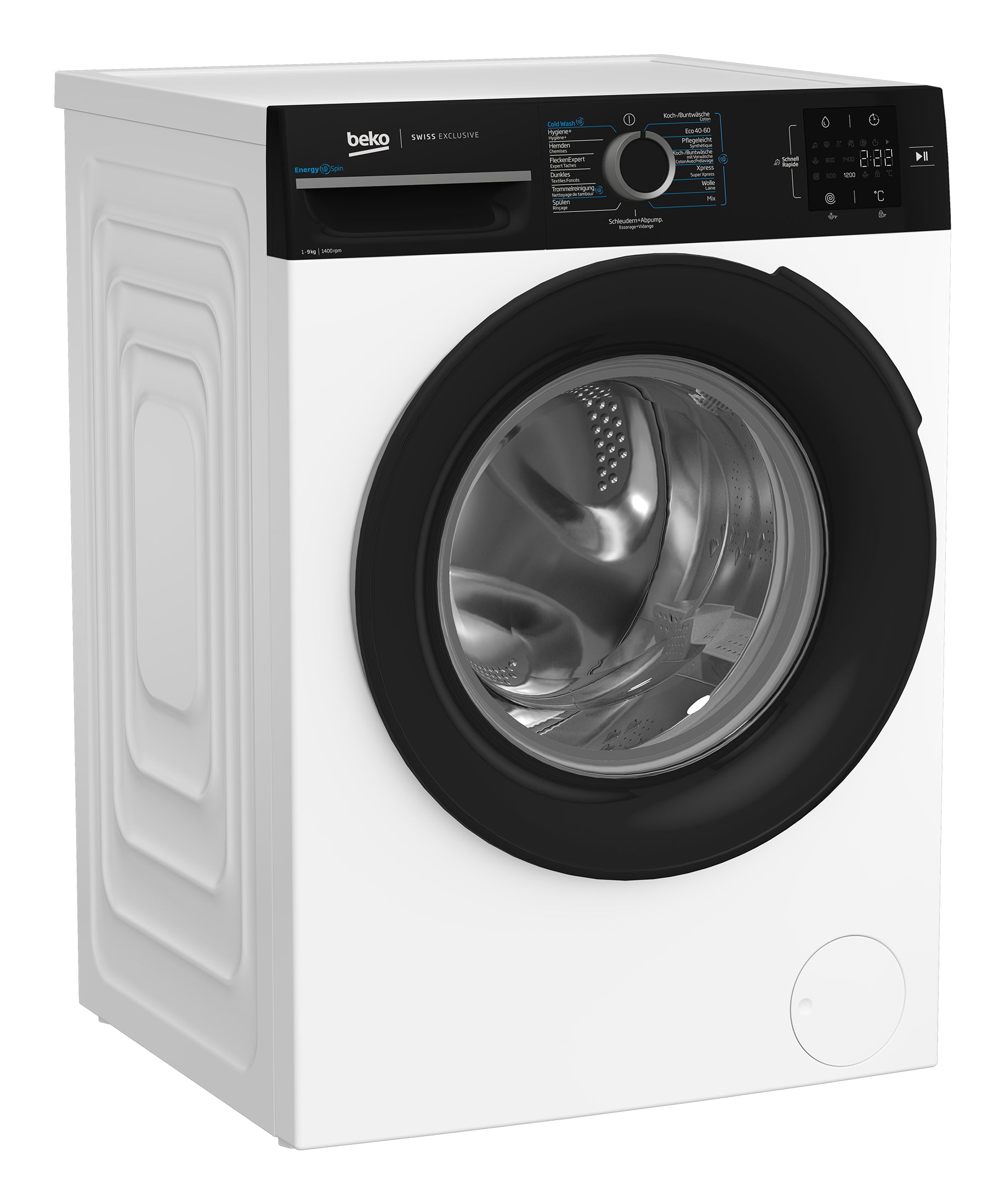 Beko Waschmaschine WM229 – 9 kg, Energieeffizienz A, 1400 U/min – weiss