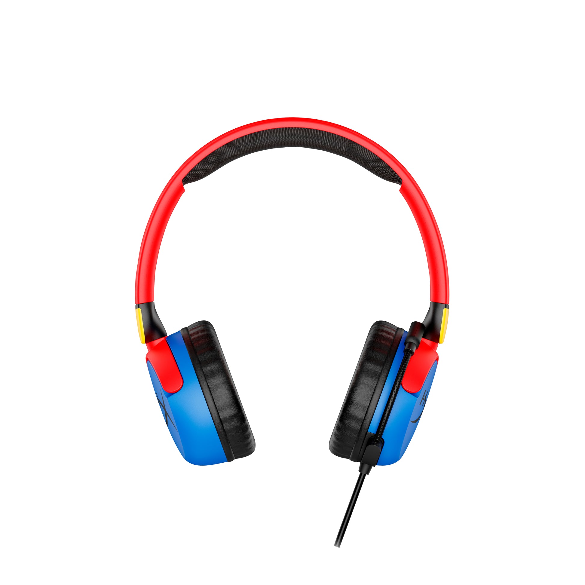 HyperX Cloud Mini – Gaming-Headset (Over-Ear) – 3,5 mm Klinke, Mikrofon mit Stummschaltung – Rot/Gelb – für PS