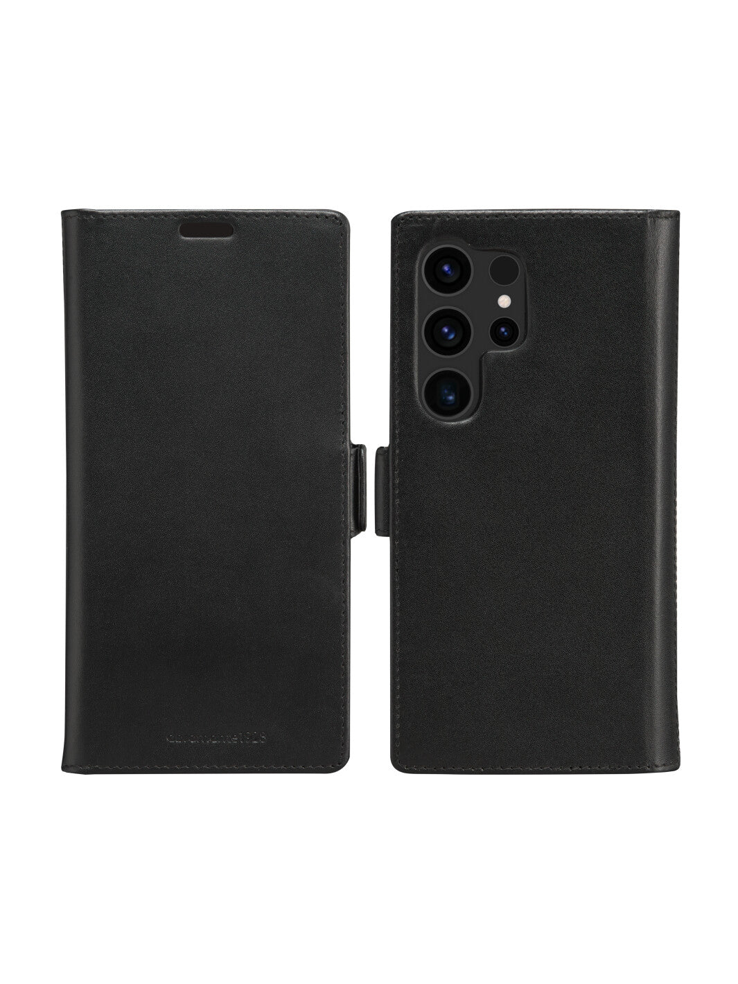 dbramante1928 Lynge – Wallethülle – für Samsung Galaxy S24 Ultra, 3 Kartenfächer, Leder, Schwarz