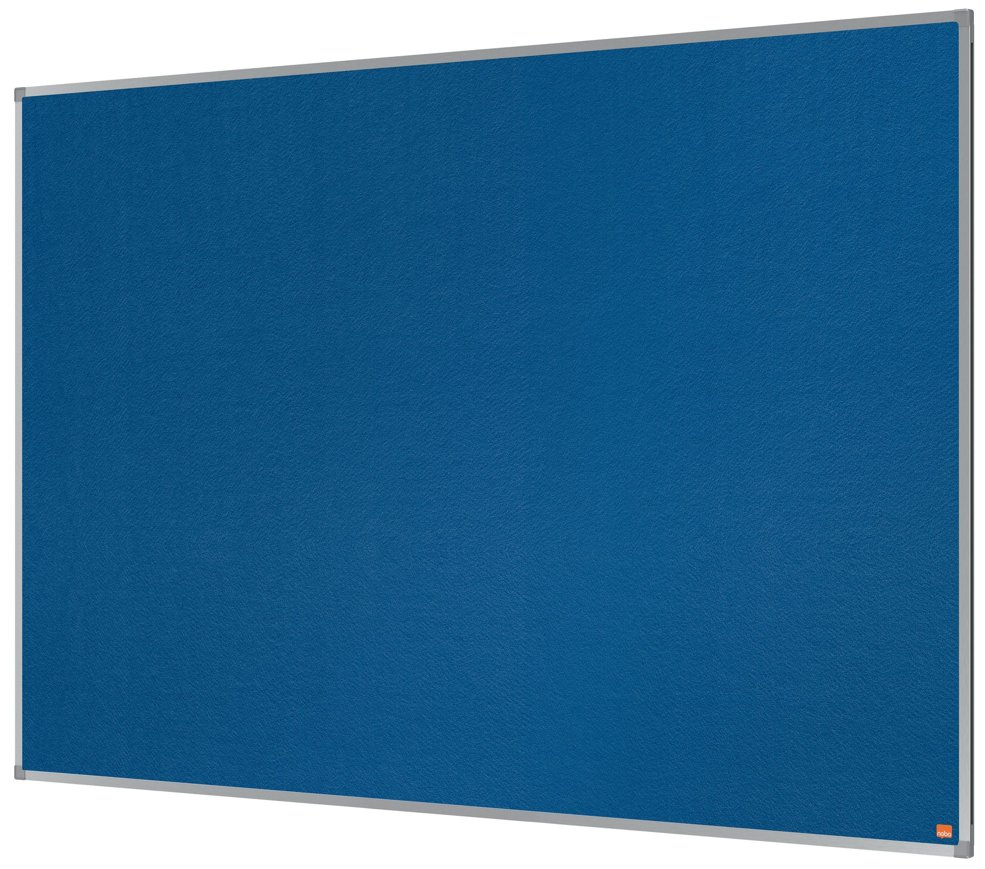Nobo Pinnwand – Filz, Alurahmen – 150 × 100 cm, Blau, Essence