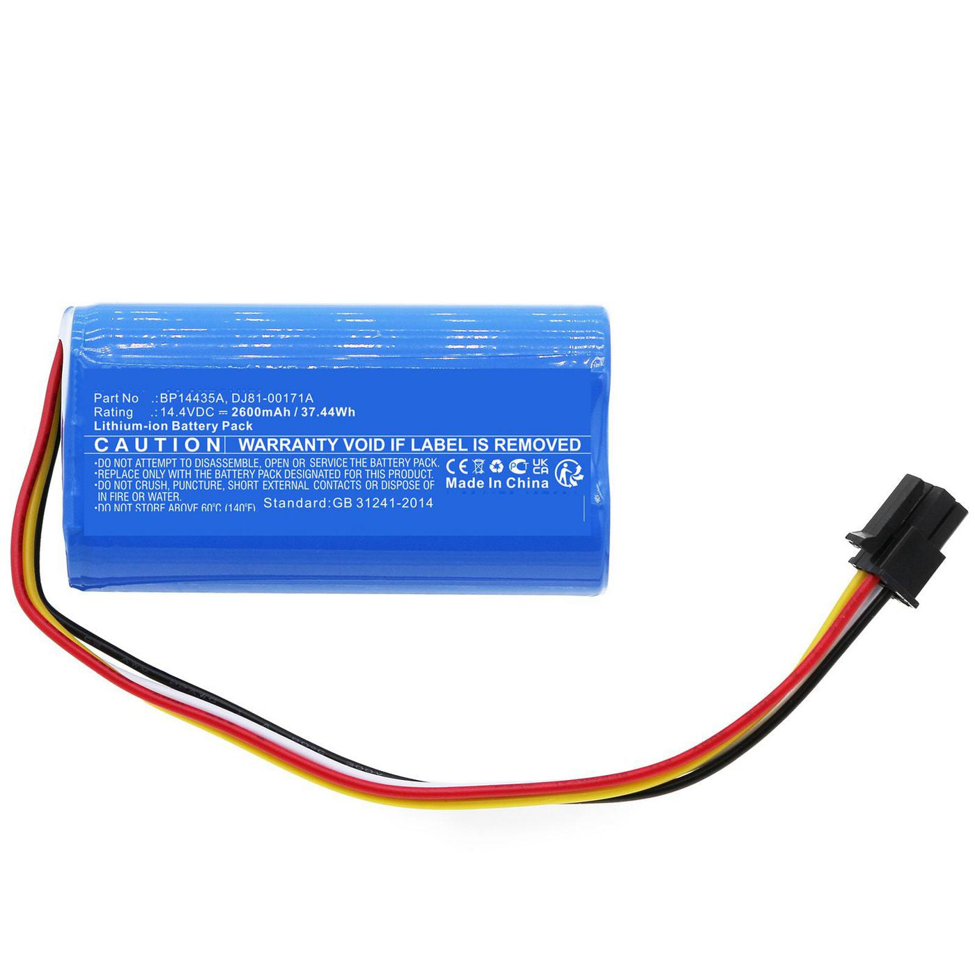 CoreParts Akku 37,44 Wh – für Samsung PowerBot-E/VR05R5050WK/VR5000RM und andere