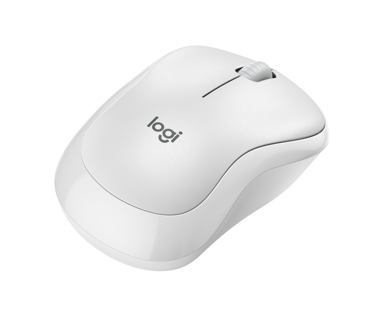 Logitech M240 Silent Maus – kabellos, Bluetooth, Silent-Tasten, Weiss