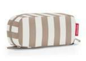 Reisenthel Kosmetiktasche – 1,5 l – Beige – Polyester – multicase, summerstripes coffee