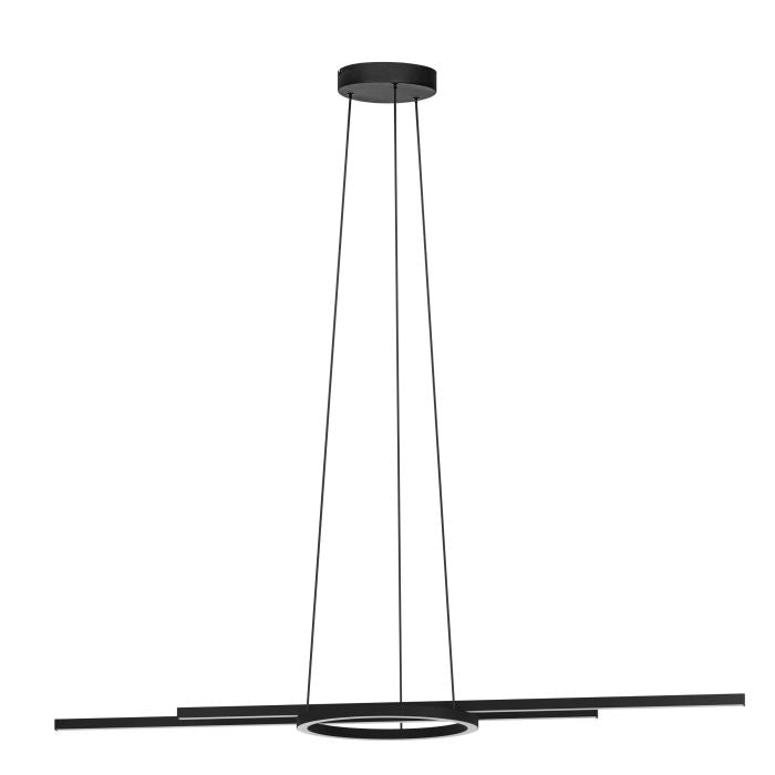 EGLO Hängeleuchte ZILLERIO-Z – 116 × 110 cm, 3240 lm, 24,1 W, 2700–6500 K, dimmbar, schwarz